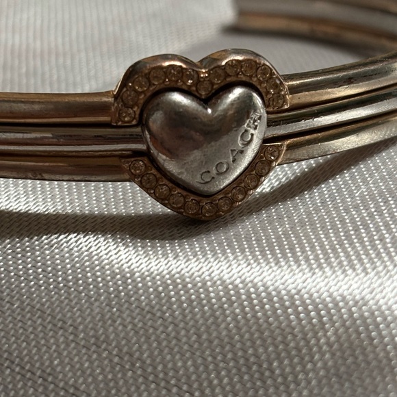 Coach Silver and Gold tone Knot Bracelet - Picture 2 of 8